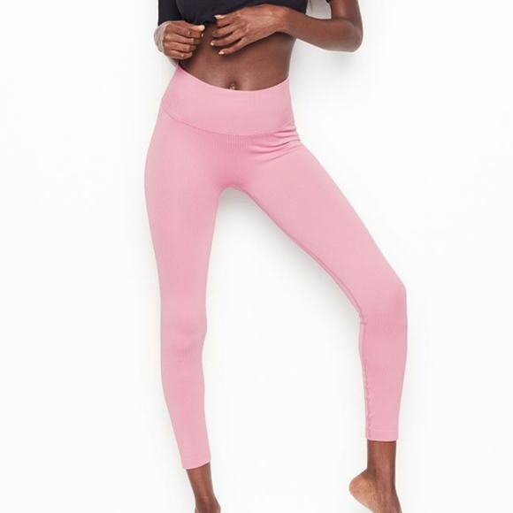 Victorias Secret Pink Ribbed Seamless 